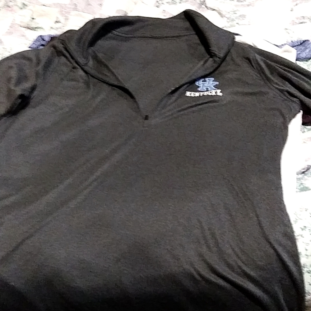 Long sleeve zip up uk Kentucky shirt